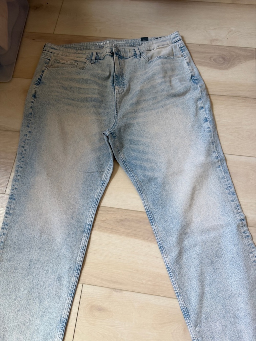 torrid Vintage Light Blue Straight Jeans